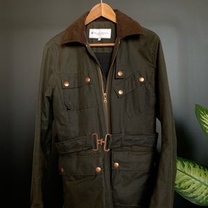 Private White V.C. Twin Track waxed jacket